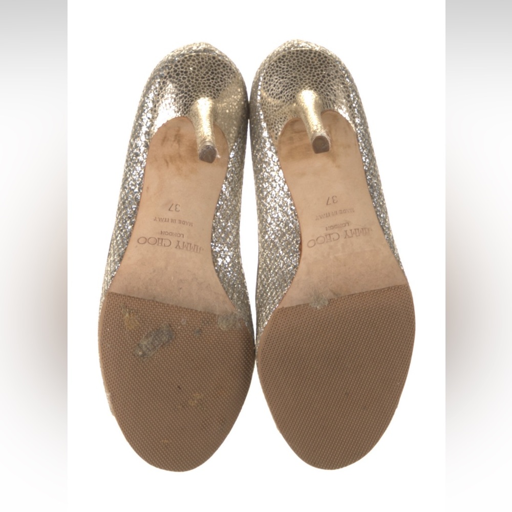 Jimmy Choo Mary Jane Glitter Heel - Picture 5 of 5